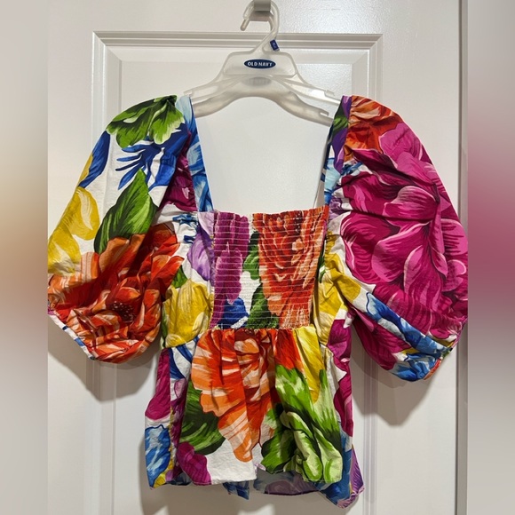 FarmRio RAINBOW CHITA BLOUSE - Picture 4 of 4